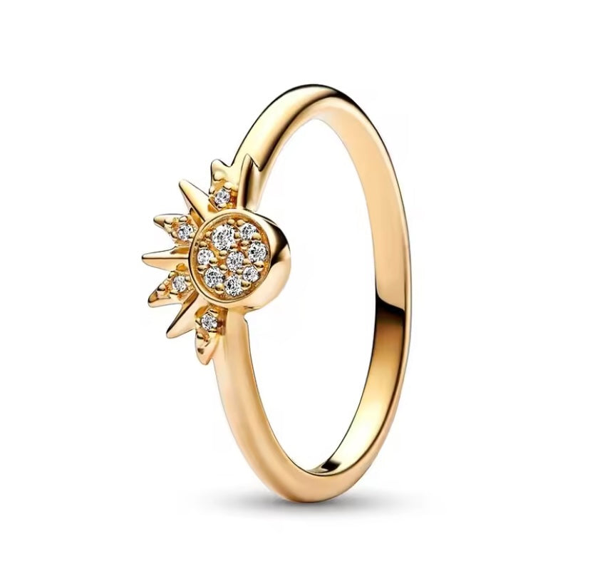Pierścionek Słońce & Księżyc – Wieczna Równowaga™