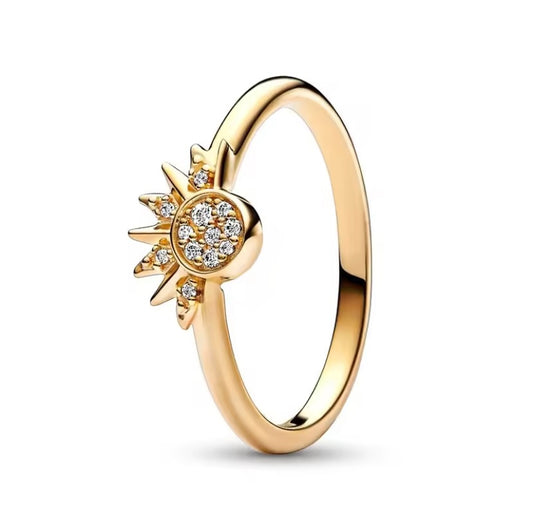 Pierścionek Słońce & Księżyc – Wieczna Równowaga™